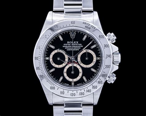 rolex daytona bezel 225 l series ref 16520|daytona zenith 16520.